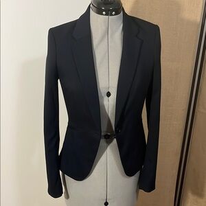 H&M Navy Blue Tailored Blazer